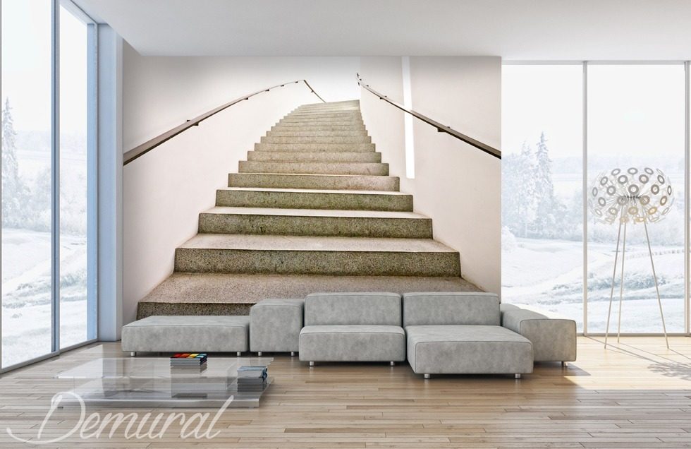 Лестница манит выше Фотообои лестницы Фотообои Demural