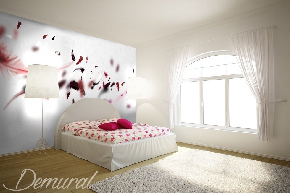 Розовая вуаль Фотообои для спальни Фотообои Demural