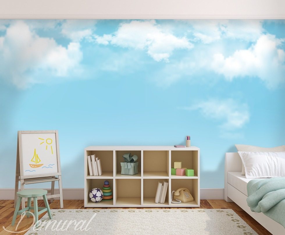 Витание в облаках Фотообои для мальчишеской комнаты Фотообои Demural